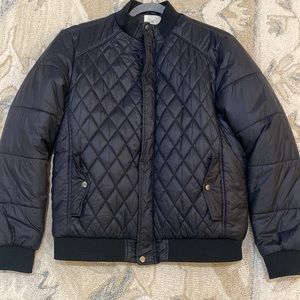 Men’s Fall/winter Black Bomber Jacket